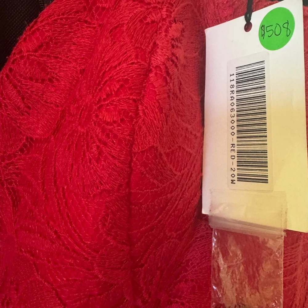 NWT Rachel Allan Red Prom Dress - Picture 4 of 14